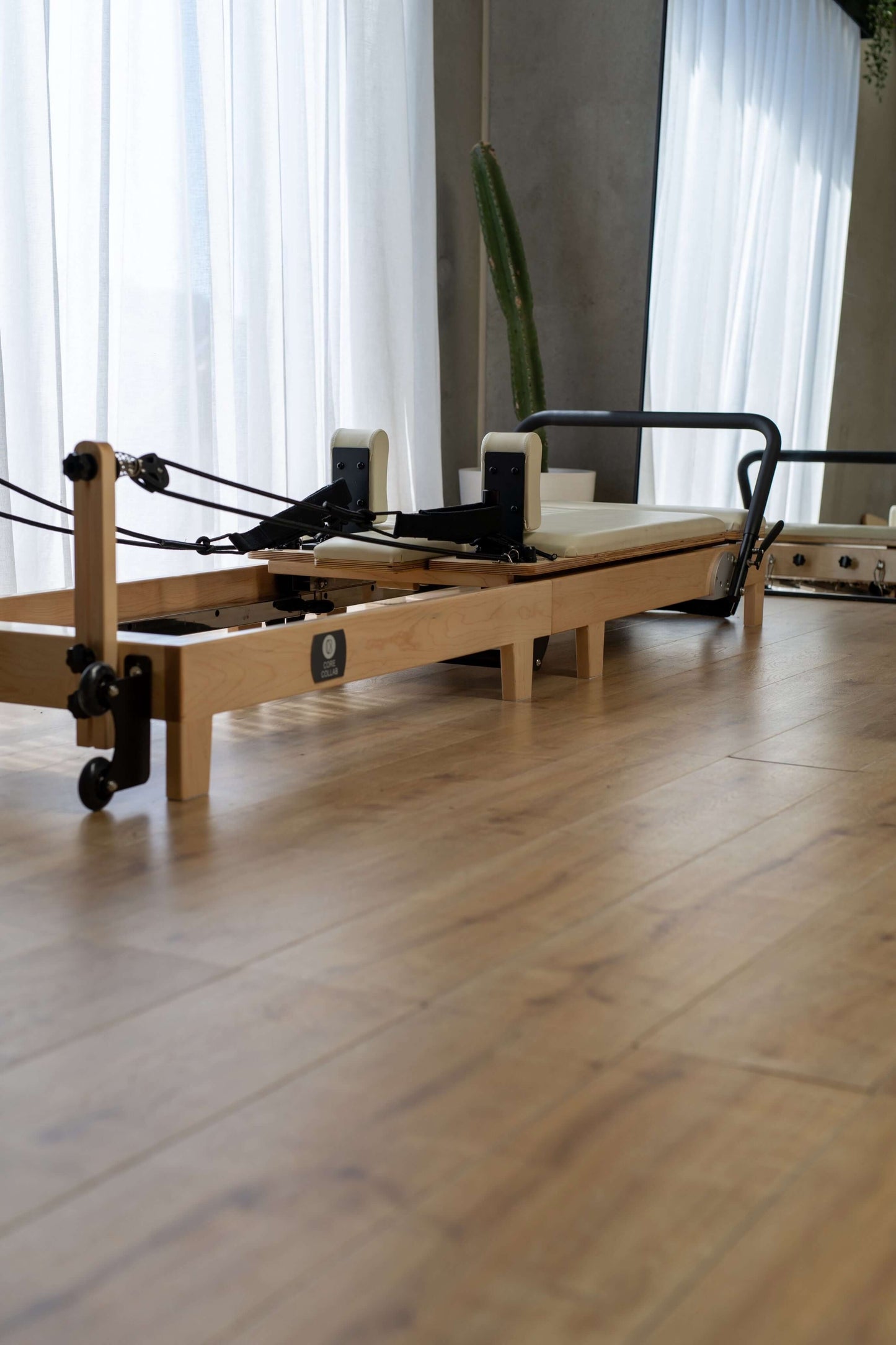 Setup process of foldable Pilates reformer